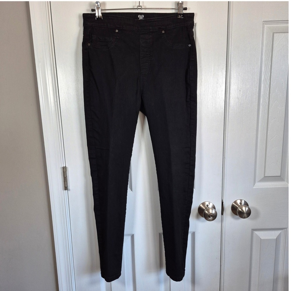 Rafaella black skinny jeans jeggings‎ women's 4